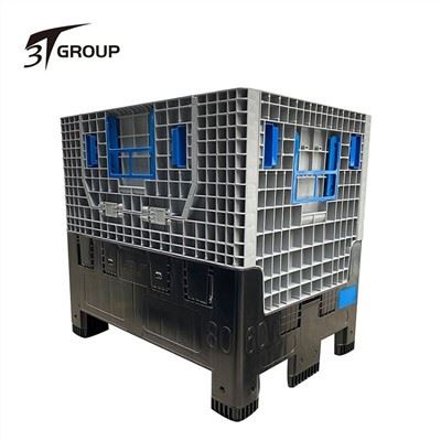 Heavy Duty Endistriyèl Plastik Palèt Box