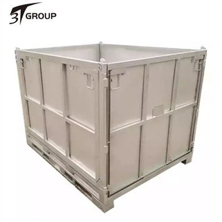 Galvanised anpile asye pliye bwat palèt metal